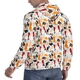 thumbnail image 6 of Pofeuu Cute Cats Print Mens Casual Hooded Collar Drawstring Hoodies Pullover Sweatshirts Casual Long Sleeve Shirts-Small, 6 of 7