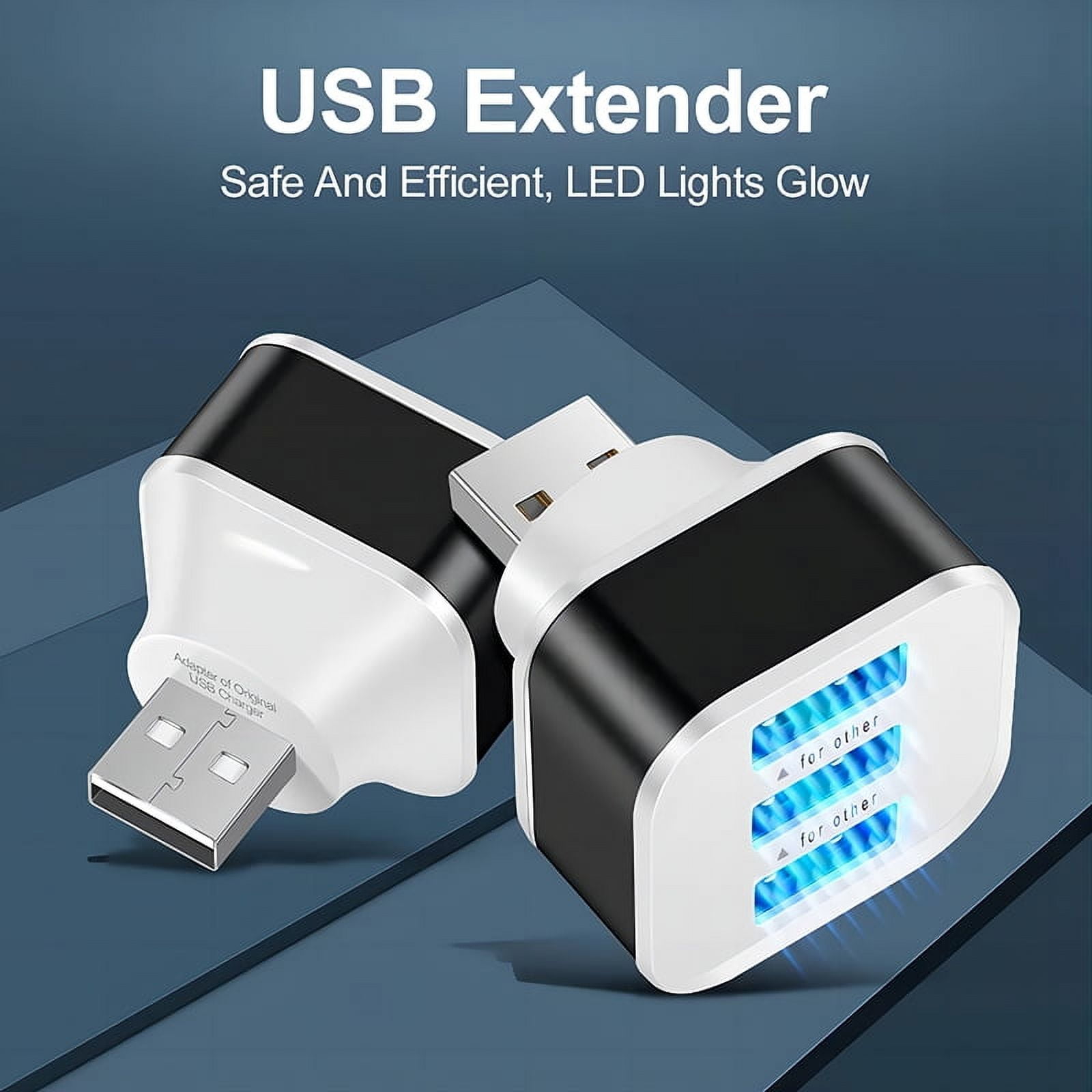USB Splitter 3 Ports USB 2.0 HUB Quick Charge Expander Multiple Interface Car USB Extender ,Safe and Reliable