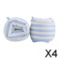 thumbnail image 1 of Colaxi 4xSwimming Arm Rings Tube Armlets Float Sleeves Pool Inflatable Swim Arm Bands Blue Stripe, 1 of 8