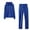 Blue, variant on GILIGEGE Two Piece Sets for Women Ladies Zip Hooded Two Piece Activewear Long Sleeve Top and Casual Pants Set Black L