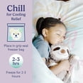 thumbnail image 4 of warmies 13” Gray Sloth Stuffed Animal, Microwavable Heated Plushies and Weighted Soft Plush Toys, 4 of 7