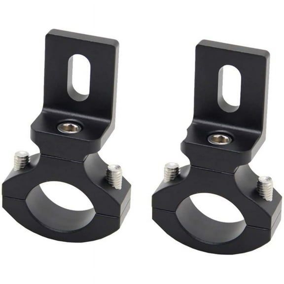 2X Universal Handlebar 22 25mm 7/8 Inch Motorcycle Headlight Bracket Spotlight Tube Clamp for Cafe Racer Chopper,TG81