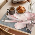 thumbnail image 3 of Placemat Set of 4 Watercolors Pink Flowers Placemats for Dining Table Floral Plant Washable Table Mats for Kitchen and Party Decor Indoor & Outdoor Use, 3 of 8