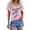 C-Pink353, variant on Graphic Tees For Women Dragonfly Print Loose Fit V Neck T Shirt Summer Short Sleeve Casual Daily Wear Comfy Tops