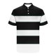 thumbnail image 4 of Blusa y camisa de manga corta con cuello vuelto para hombre, informal, de manga larga, con botones estampados, de poliéster, 4 of 4