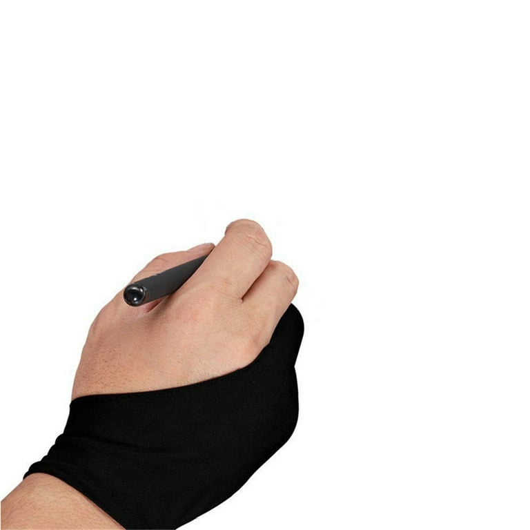Anti-touch Glove Two-Finger Artist Glove For Right Hand And Left Hand  Digital Drawing Glove For Graphics Pad Painting Good For