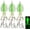 Green Glow, variant on Squid Jigs Hooks Luminous Fishing Lure Octopus Trolling Artificial Rigged Bait - Soft Rubber Material, Assist Hooks, Squid Lure