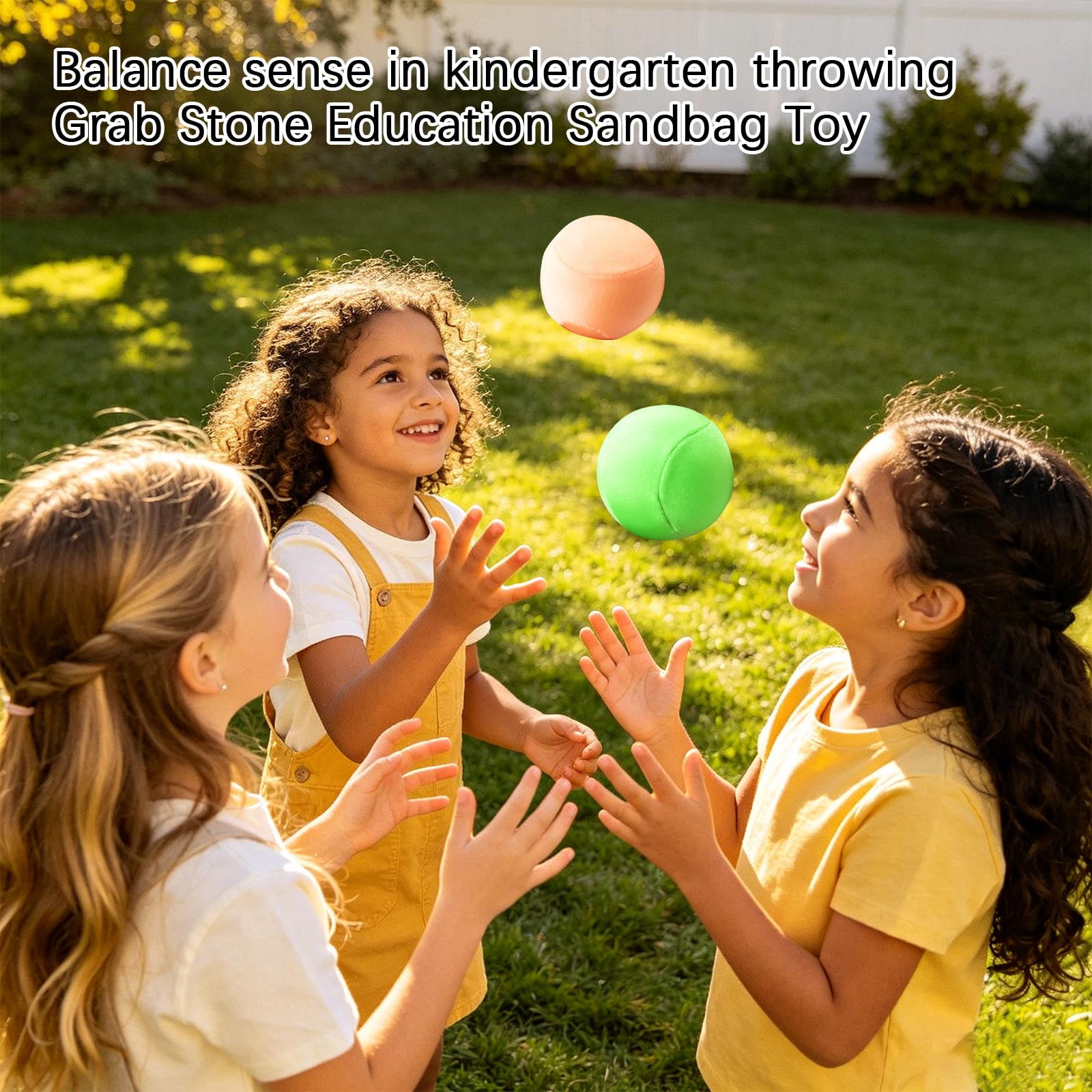 LEJHVAQK 4Pc 1.97in Sticky Balls Replacement Soft Juggling Balls Fabric Bean Bags for Target Throwing Game Toss Games Beginners Sensory Outdoor Yard Camping Travel Toys