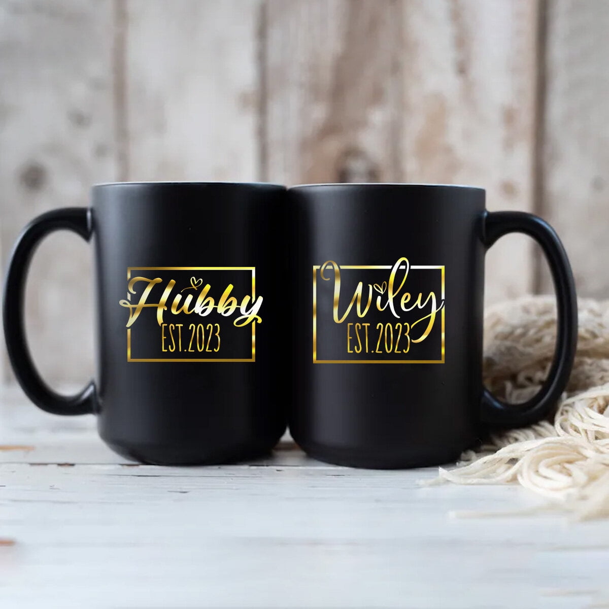 LLC Coffee Mug, Couple Mug, Hubby Wife Mug, Marriage