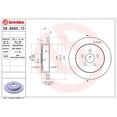 thumbnail image 1 of Brembo Brake Rotor 08B66010C02 Solid; One Piece Design; Wheel Bolt Pattern 5 x 100 Millimeter; 172 Millimeter Hat Inside Diameter; 57.5 Millimeter Hub Diameter; Gray Cast Iron; Single, 1 of 6