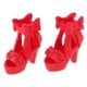 thumbnail image 1 of Zapatos Bowknot Calcetines Accesorios Miniatura Moda perfke Zapatos de tacón alto de muñeca rojo, 1 of 9