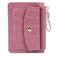 thumbnail image 1 of Women Simple Wallet Leather Keychain Small Card Bag Purse Holder (Beige), 1 of 7