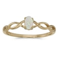 thumbnail image 1 of 10k Yellow Gold Oval Opal Ring, 1 of 2