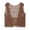 Coffee, variant on Women's Crochet Lace Vest, Hollow Out See Through Cover Up Top, Summer Beach Bikini Cover Up, Sexy Crop Top for Vacation, Party, Date Night, and Going Out Outfits Beige One Size