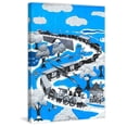 thumbnail image 3 of "The Longest Train" Painting Print on Wrapped Canvas, 3 of 5