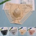 thumbnail image 5 of Men Lingerie Seamless See-through Briefs Pouch Underpants Underwear, 5 of 9