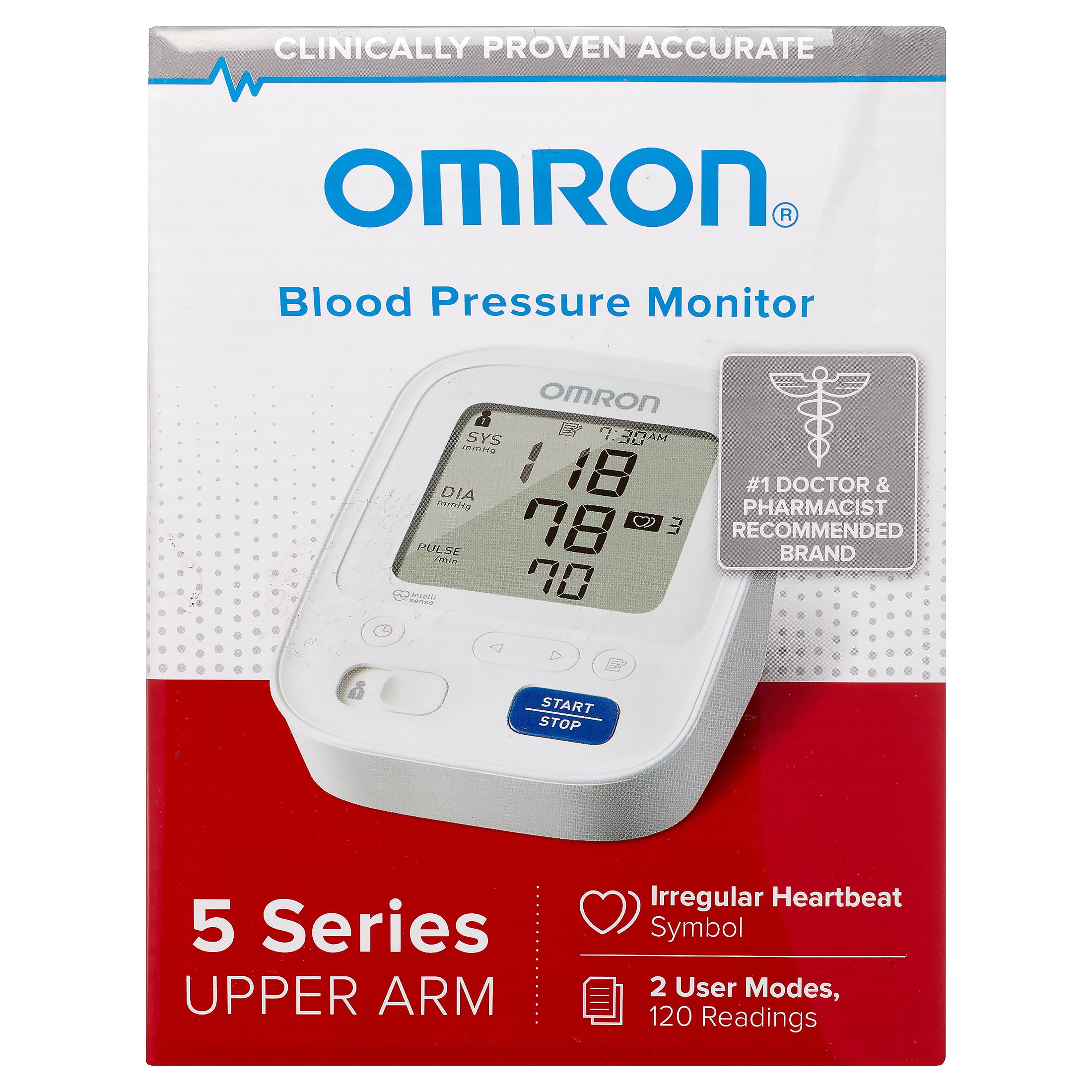 OMRON 5 Series® Wireless Upper Arm Blood Pressure Monitor (BP7250