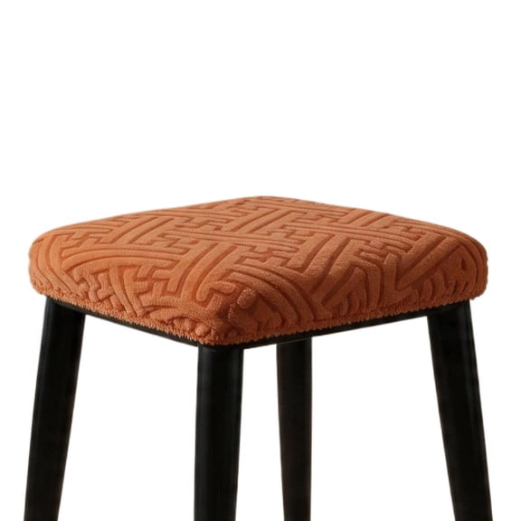 KLVCUPQ Bar Stool Covers Rectangle Bar Stool Covers Slipcover Stool Cushion Covers Stretch Vanity Stool Cover Washable Counter Stool Chair Covers slipcover