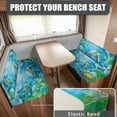 thumbnail image 2 of Uorisanigo RV Couch Covers for Sofa 2 PCS Rv Dinette Cushion, Stretch Tropical Sea Turtle Camper Seat Covers Dinette Booth Loveseat Sofa Furniture Protection Fits RV Bench Seat, 2 of 7