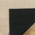 thumbnail image 6 of Cadence Tonee Shag Solid Color Beige Area Rug, 6x9, 6 of 8