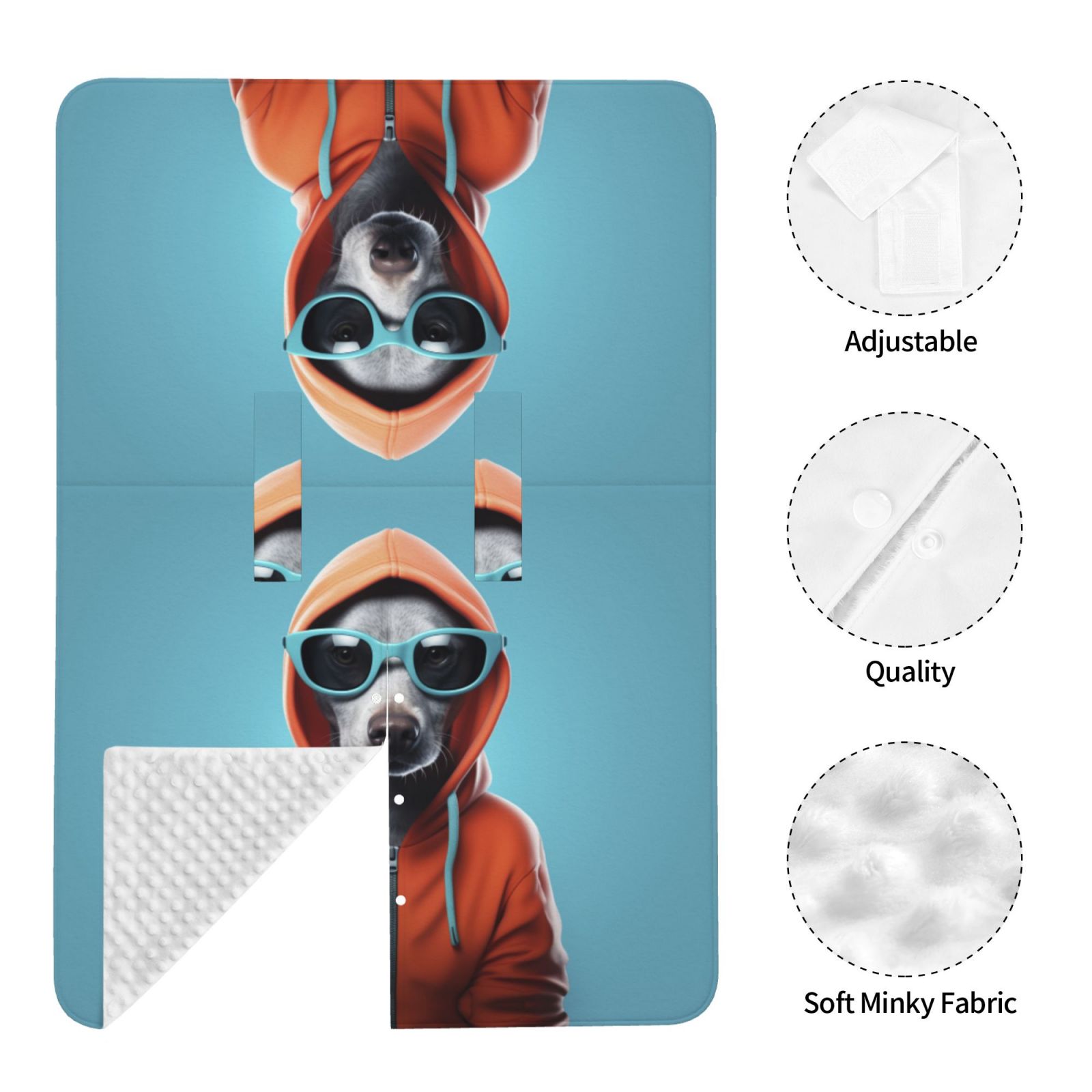 Car Seat Cover Baby - Cool Dog In Hoodie Breathable Infant Car Seat Cover for Baby Carseat, Lightweight Comfort Baby Essentials Must Haves Newborn Stuff for Girl Boy