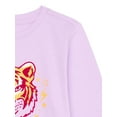 thumbnail image 5 of Wonder Nation Girls Long Sleeve Embellished T-Shirt, Sizes 4-18 & Plus, 5 of 5