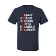 thumbnail image 2 of Wild Bobby, Best Dad Father Traits Qualities, Father's Day, Men Graphic Tees, Navy, X-Large, 2 of 3