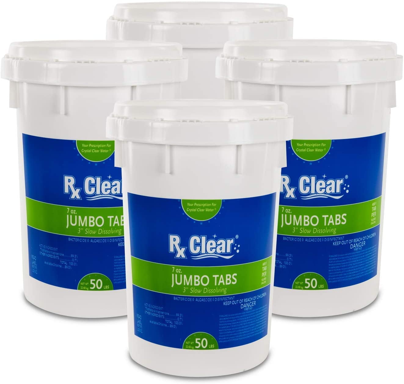 Rx Clear 3" Stabilized Chlorine Tablets 200 lbs
