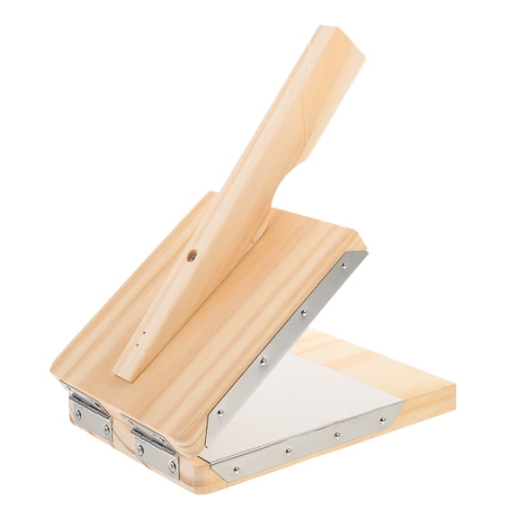 LEORX Wood Dumpling Presser Kitchen Dumpling Maker Tool 1Set Pressing Dough for Cooking