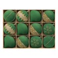 thumbnail image 1 of Adornos Navideños SHareconn 12 piezas de terciopelo con brillo 8 cm, 1 of 8