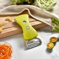 thumbnail image 2 of 430 Stainless Steel Convertible Double-headed Melon Peeler Scraper Fruit Peeler Potato Apple Peeler 2PCS, 2 of 5