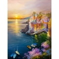 thumbnail image 2 of Romanov, Roman 14x18 White Modern Wood Framed Museum Art Print Titled - Riomaggiore, 2 of 4