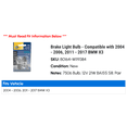 thumbnail image 2 of Brake Light Bulb - Compatible with 2004 - 2006, 2011 - 2017 BMW X3 2005 2012 2013 2014 2015 2016, 2 of 2