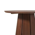 thumbnail image 3 of Pemberly Row Table à Manger Ronde Moderne en Bois avec Base Piédestal - 48 Pouces - Marron, 3 of 12