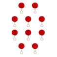thumbnail image 2 of Matsuzay Fuzzy Ball Llavero Flexible Cómodo Encantador Llaveros Adorable Práctico Llaveros Mujeres para Niños Adultos Ancianos Estudiantes Rojo 10cm Rojo 10cm 10piezas Matsuzay CBP354951, 2 of 3
