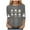 Grey, variant on Womens T Shirt Sweatshirts Halloween Ghost Sweatshirt Women - Halloween Graphic Crewneck Tops Casual Sweater(Black,M)