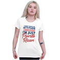 thumbnail image 3 of Puerto Rican PR Pride Se Levanta Womens Slim Fit Graphic Tee Brisco Brands S, 3 of 5