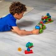 Jelly Blox Vrroom! Truck Kit | 35 Blocks to Squeeze, Stretch, Squish | Toddler & Preschool Building Blocks | Ages 2+