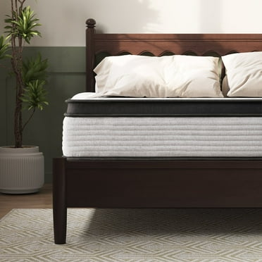 Queen Mattress, JIAVA 10" Hybrid Mattress Individually Pocket Innerspring Mattress in a Box