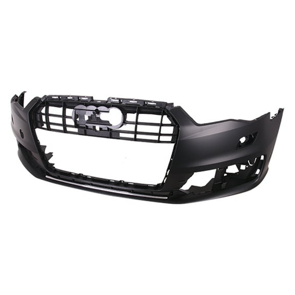 New Aftermarket  CAPA Unpainted Front Bumper Cover Replaces 4G0807065PGRU Without S-Line fits 2016 Audi A6 Premium Plus Sedan 4-Door