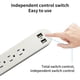thumbnail image 4 of Ganfancp Enchufe Inteligente Estándar Ee.Uu. Sin Cable Convertidor Usb con Dos Orificios Usb-A Protección Contra Sobrecarga Material Ignífugo Ofertas Del Día Enchufe Sin Cable X 1, 4 of 7