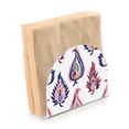 thumbnail image 2 of Blue Red Totems Napkin Holder for Table Clear Napkin Stand Paper Holder Acrylic Organizer Dispenser Napkins for Dinner Kitchen Restaurant Room, 2 of 8