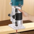 thumbnail image 4 of WAASOSCON Router Tool Electric Laminate Trim Router Compact Router Handheld Trigger 800W Milling Engraving Hand Machine Palm Router Electric Hand Trimmer Wood Router Collets Woodworking Tool, 4 of 9