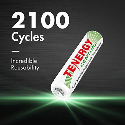 Tenergy TN160 12-Bay LCD Charger And 12 Pack Centura AAA Rechargeable Batteries