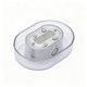 thumbnail image 2 of Cleaning Stand Safety Cleaning Bowl With Stainless Steel BrushShaving Cleaner For Men Black, 2 of 6