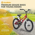 thumbnail image 5 of Royalbaby Freestyle 18 In Red Kids Bike Boys and Girls Bike with Kickstand and Water Bottle, 5 of 12