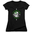 thumbnail image 1 of Cypress Hill Skull And Arrows Junior Women's V-Neck T-Shirt Black, 1 of 2