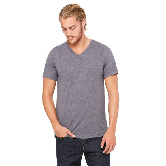 Bella   Canvas 3655C Unisex Textured Jersey VNeck TShirt