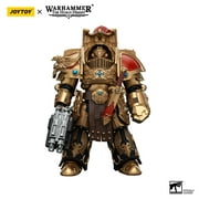 JOYTOY Warhammer 40K The Horus Heresy Legio Custodes Aquilon Terminator Squad Aquilon with Lastrum Storm Bolter Collection Model