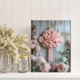 thumbnail image 2 of Qisvanset 12x16 Inch Girl Cross Baptism Canvas Wall Art, Dedication Religious Sign Newborn Nursery Home Decor, 2 of 8